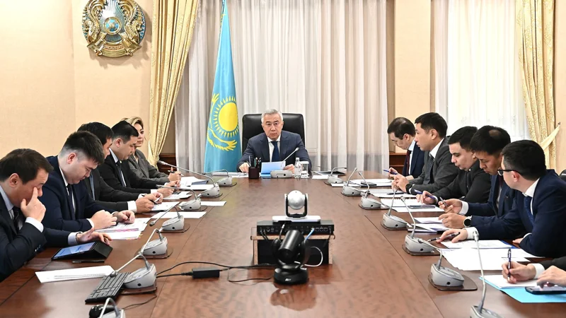 Серик Жумангарин на заседании штаба по обеспечению экономического роста