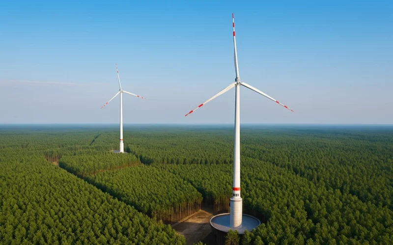 Германияда әлемдегі ең биік жел турбинасы салынып жатыр