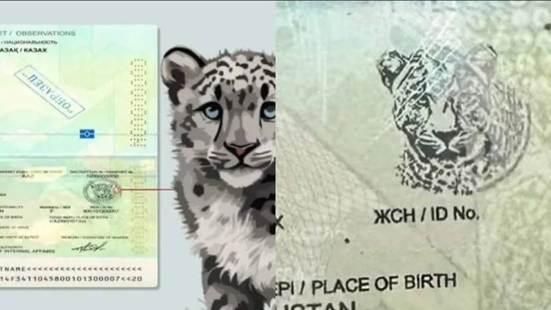 паспорт  с барсом