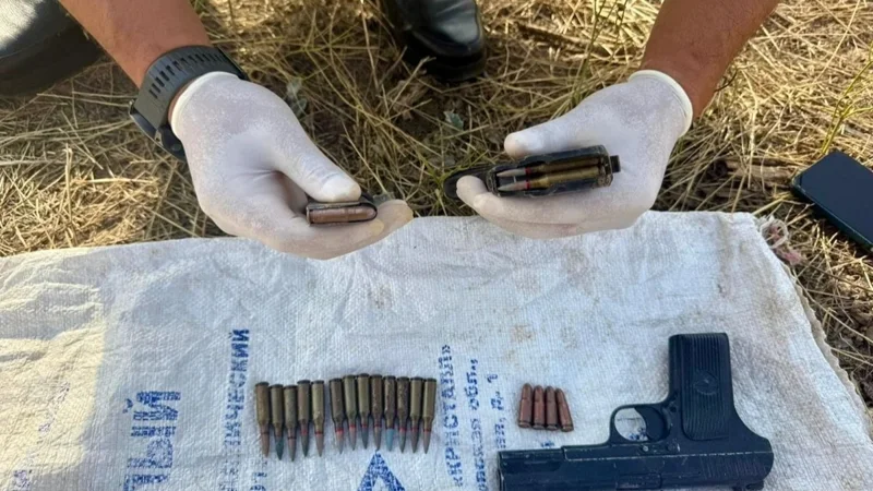 Қырғызстанда қару мен оқ-дәрі қоймасы табылды