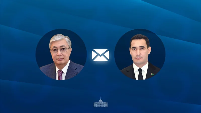 Kassym-Jomart Tokayev congratulates Serdar Berdimuhamedov on Independence Day of Turkmenistan