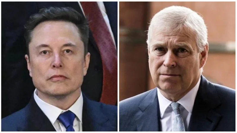 Илон Маск и принц Эндрю