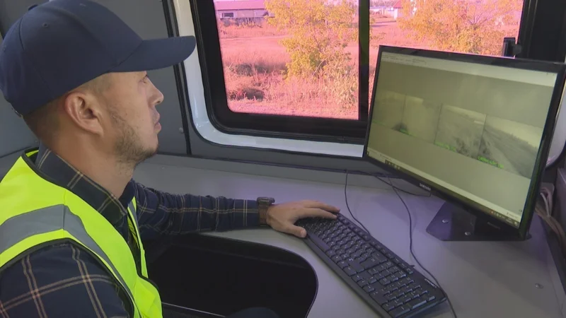 ИИ начали применять для обследования павлодарских дорог