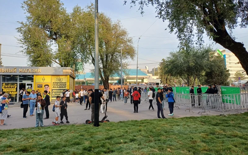 Центральный стадион Алматы оцепили в ожидании «Реал Мадрид»