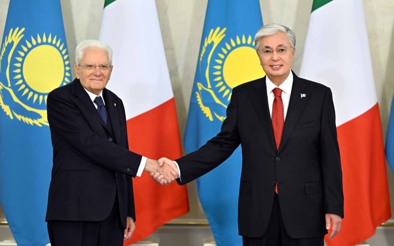 Касым-Жомарт Токаев и Серджо Маттарелла провели переговоры