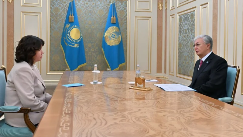 Мемлекет басшысы Оқу-ағарту министрі Жұлдыз Сүлейменованы қабылдады