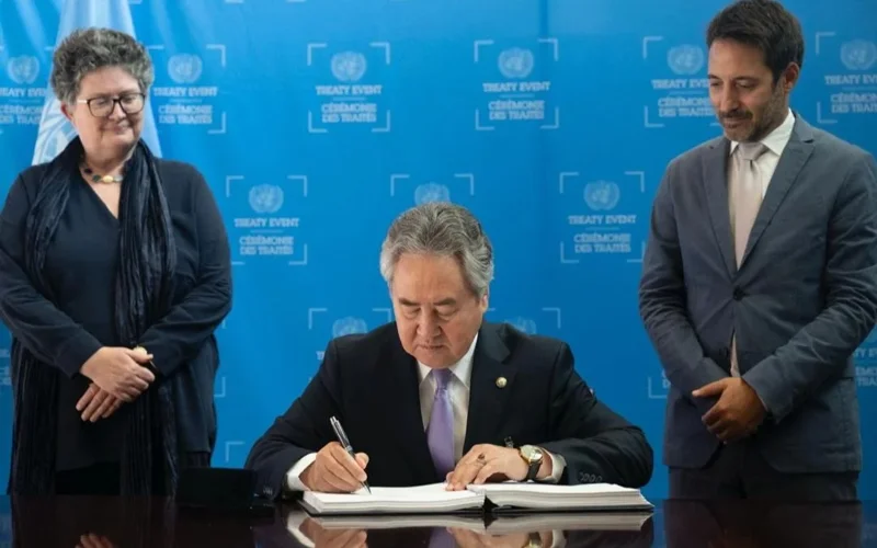 Kyrgyzstan signs Treaty on the Prohibition of Nuclear Weapons