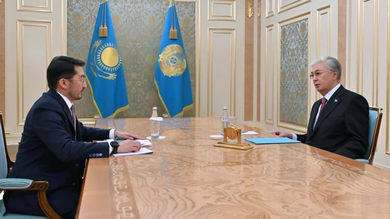 Касым-Жомарт Токаев принял министра искусственного интеллекта и цифрового развития РК