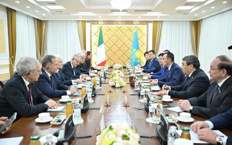 Сенат Төрағасы Италия Президентімен кездесті