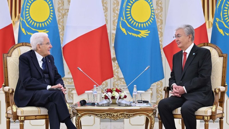 Касым-Жомарт Токаев и Серджо Маттарелла провели переговоры