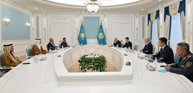Касым-Жомарт Токаев принял государственного министра по делам обороны ОАЭ
