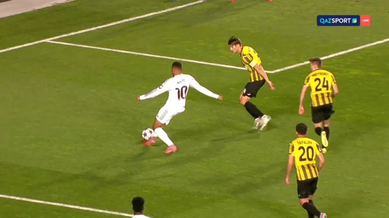 Almaty’s Kairat faced Real Madrid in Champions’ League group stage match