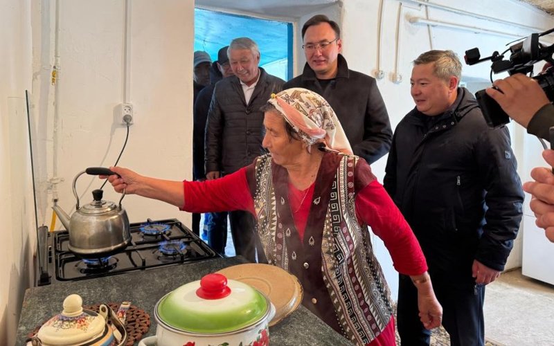 Три отдаленных села газифицировали в Актюбинской области газ, газификация, села, отдаленные села, природный газ