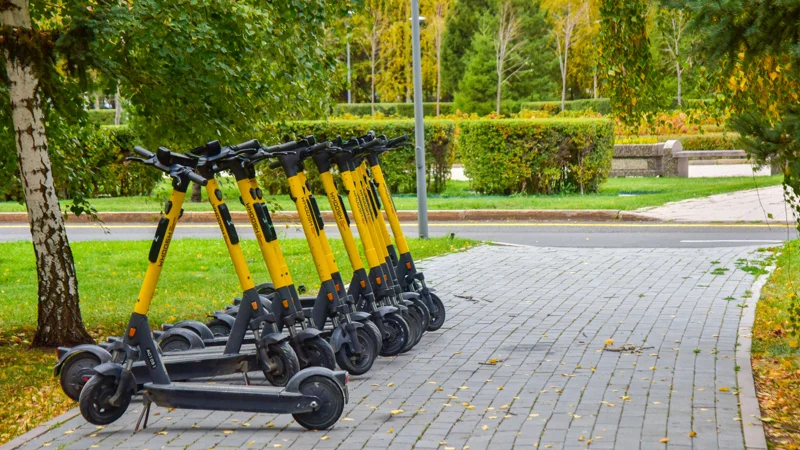 Күз, осень,  самокаты