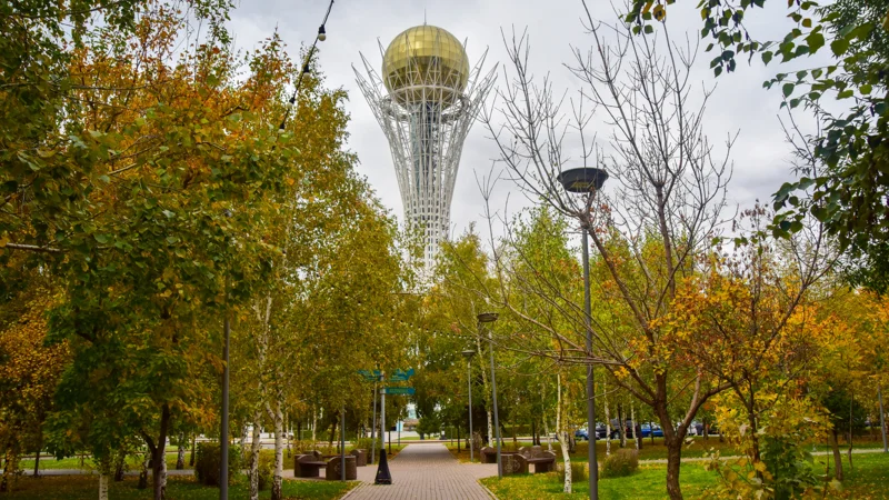 Күз, осень, Байтерек, Астана