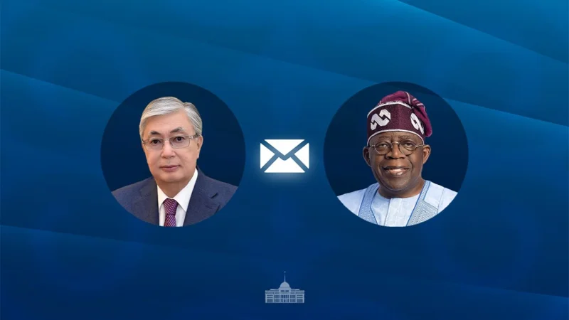 Касым-Жомарт Токаев поздравил Президента Нигерии с 65-летием независимости