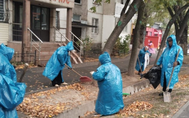 дождь в Алматы