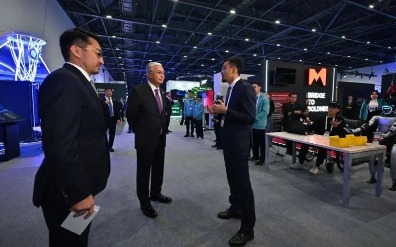 Kassym-Jomart Tokayev at the first meeting of the Council for Artificial Intelligence Development