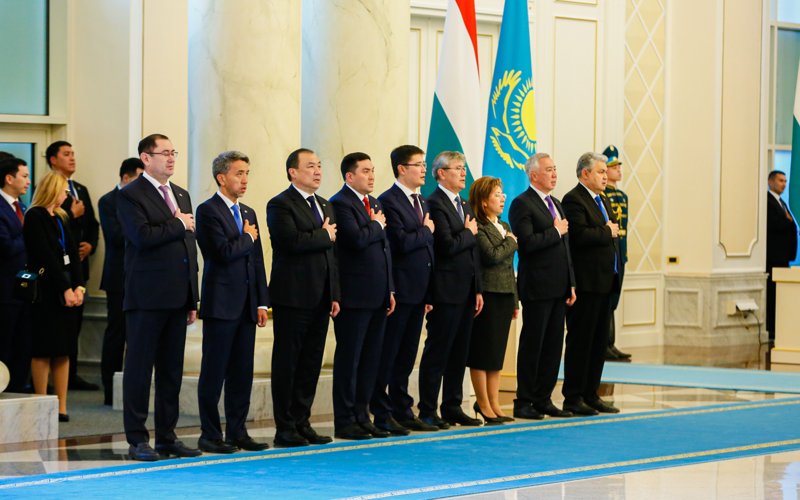 Қасым-Жомарт Тоқаев Мажарстан Президентін Ақордада қарсы алды