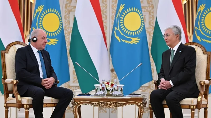 Kazakh, Hungarian presidents discuss strengthening trade and cultural-educational ties