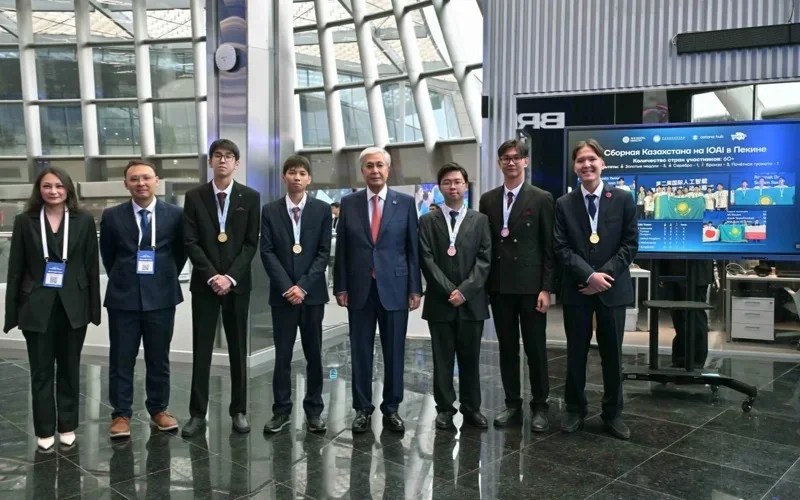 Kassym-Jomart Tokayev meets with winners of International Olympiad in AI