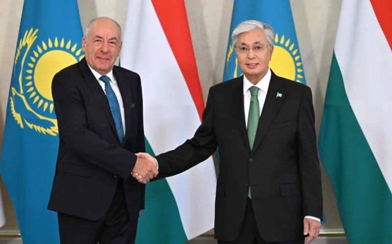 Tamás Sulyok and Kassym-Jomart Tokayev