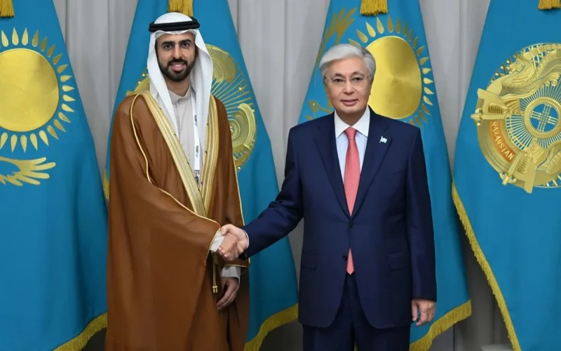 Kassym-Jomart Tokayev meets UAE Minister of State for AI