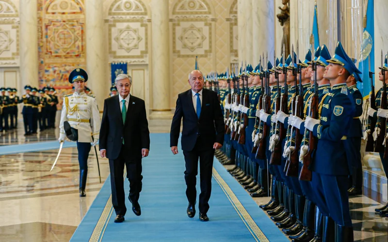 Қасым-Жомарт Тоқаев Мажарстан Президентін Ақордада қарсы алды