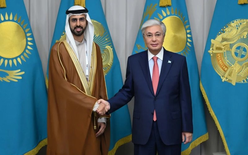 Kassym-Jomart Tokayev meets UAE Minister of State for AI