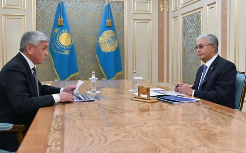 Президент Қарағанди вилояти ҳокимини қабул қилди