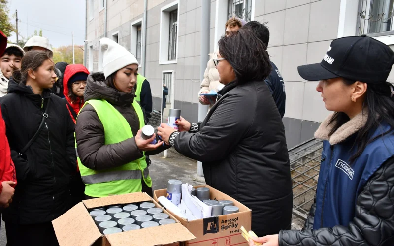 Масштабная акция по профилактике наркомании прошла в Кокшетау. Мероприятие объединило правоохранителей и активную молодежь.