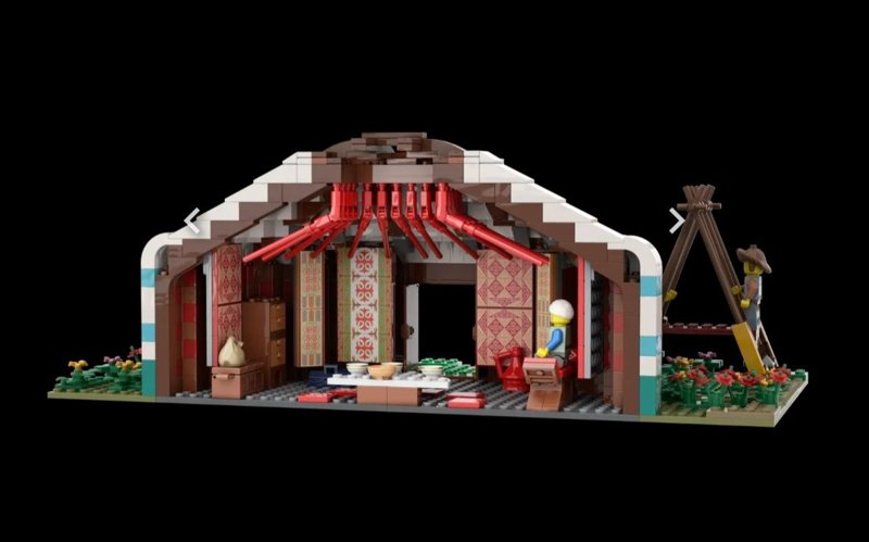 LEGO киіз үй конструкторын шығаруы мүмкін