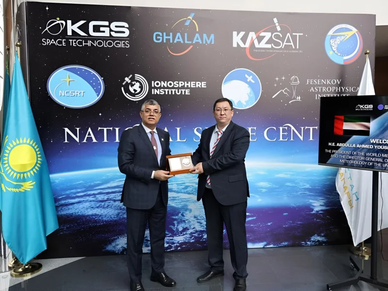 WMO President explores strengthening space, climate cooperation with Kazakhstan