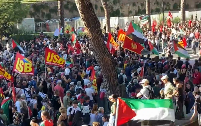 Пропалестинские акции в Европе: в Риме четверть миллиона человек прошли маршем, в Лондоне почти 500 арестованных