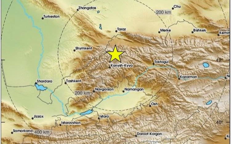 Quake felt in south of Kazakhstan