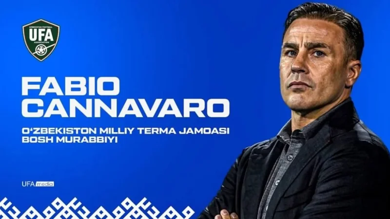 Fabıo Kannavaro fýtboldan Ózbekstan quramasynyń tizginin ustady
