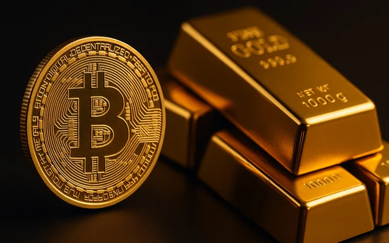 Bitcoin and gold