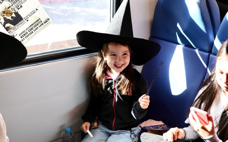 Более 300 человек стали пассажирами первого «Поезда Поттера» в Казахстане