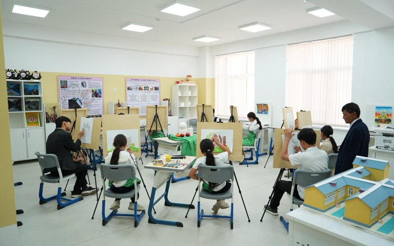 «Школа Будущего» появилась в Созакском районе Туркестанской области творчество, школа, рисование