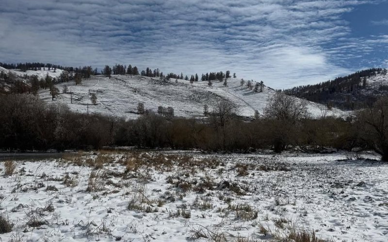 зима пришла в Маркаколь п