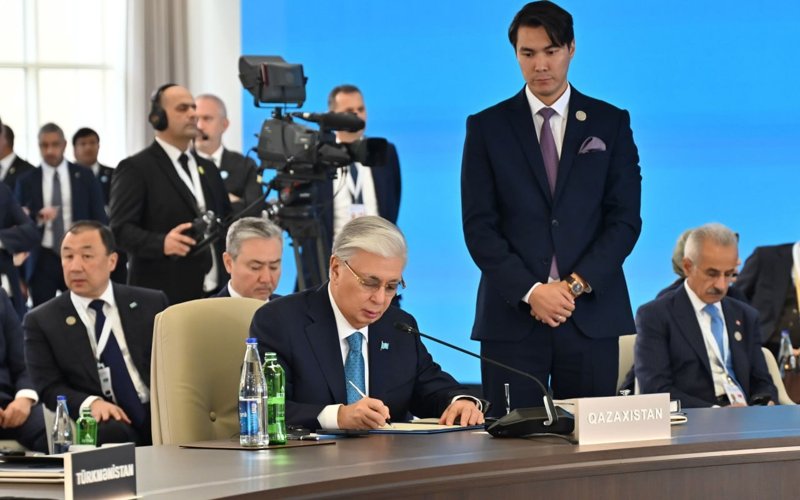 Túrki memleketteri uıymy HІІ sammıtinde Gabala deklaratsııasyna qol qoıyldy Túrki memleketteri uıymy HІІ sammıtinde Gabala deklaratsııasyna qol qoıyldy