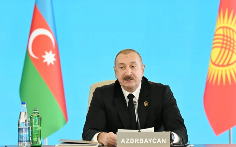 Ilham Aliyev proposes holding joint military exercise of OTS member states in Azerbaijan in 2026