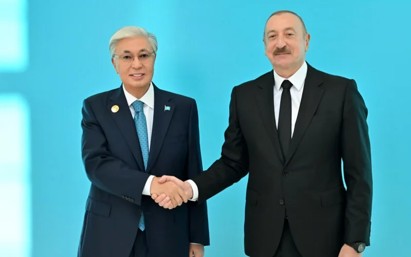 Ilham Aliyev welcomes Kassym-Jomart Tokayev in Gabala