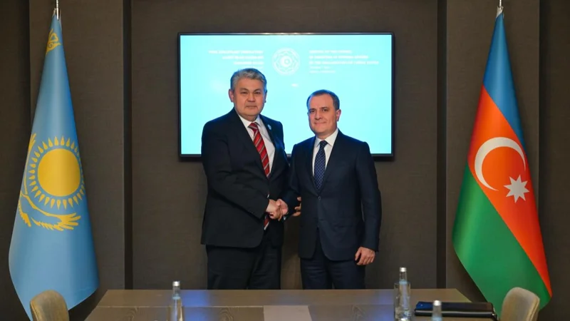 Kazakh FM holds bilateral meetings on OTS summit sidelines in Gabala