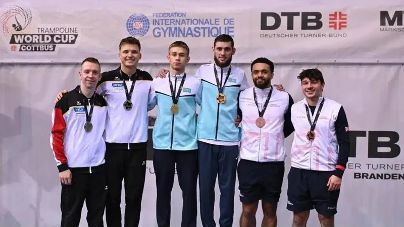 Карагандинские гимнасты возглавили мировой рейтинг по прыжкам на батуте