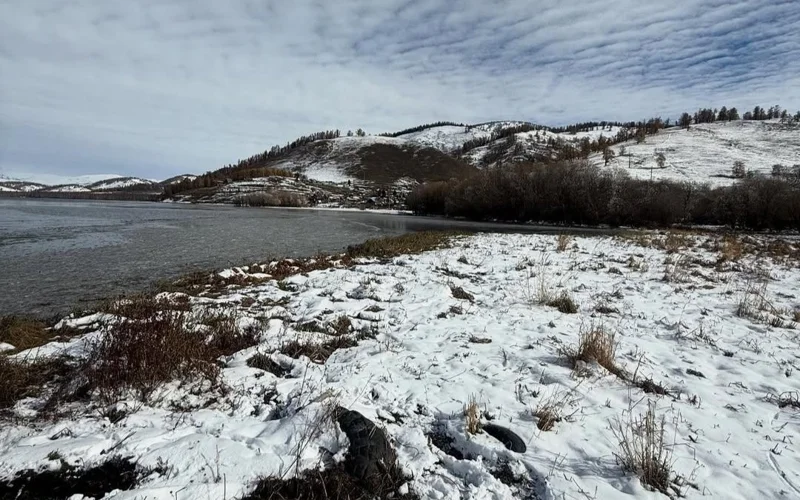 ШҚО-дағы Марқакөлдің кей жерлерінде қар қалыңдығы 15 см-ге жетті 