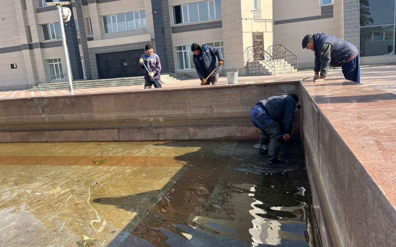 Фонтаны законсервировали в Павлодаре фонтаны