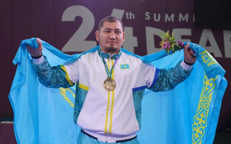 Двукратный чемпион Сурдлимпийских игр представит Казахстан в Токио