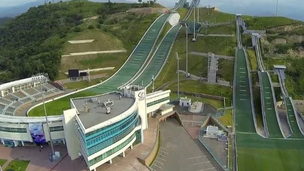 Алматыда «Сұңқар» трамплині 