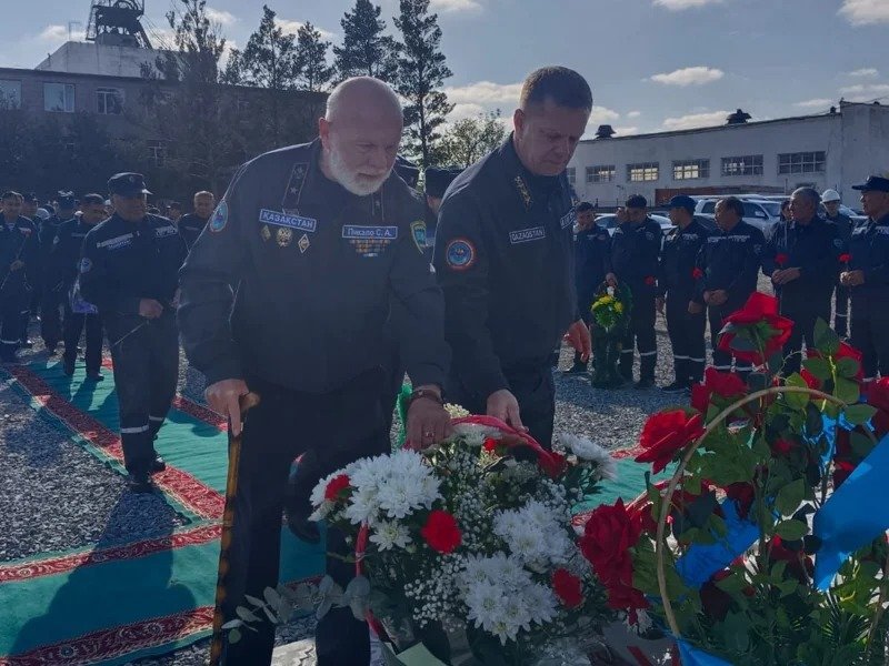 Memorial complex unveiled in Maikain to honor deceased mine rescuers Memorial complex unveiled in Maikain to honor deceased mine rescuers